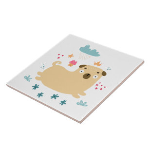 Azulejo de Puggy Feliz