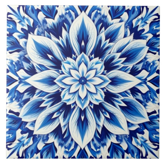 azulejo de radiação azul (Frente)