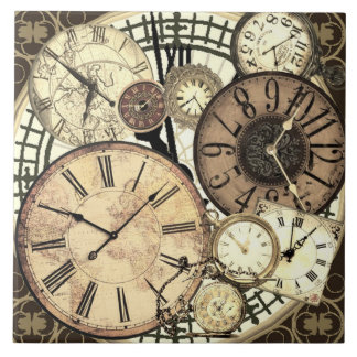 azulejo de relógios vintage