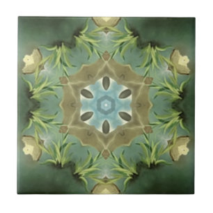 Azulejo de Respaldo de Cozinha/Kal Tons Verde Tosc