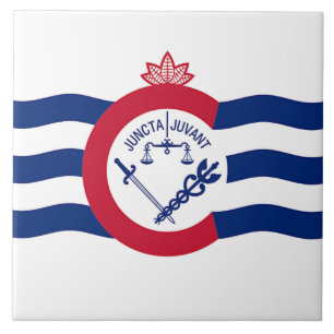 Azulejo de Sinalizador da Cidade de Cincinnati