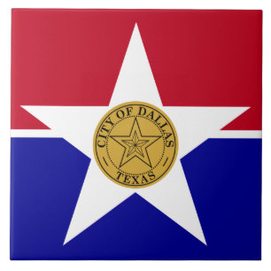 Azulejo de Sinalizador da Cidade de Dallas