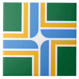 Azulejo de Sinalizador da Cidade de Portland