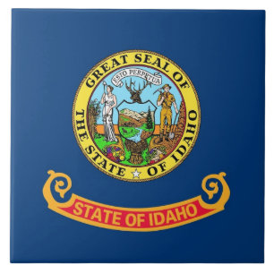 Azulejo de Sinalizador do Estado de Idaho
