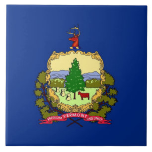 Azulejo de Sinalizador do Estado de Vermont
