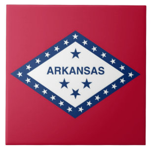 Azulejo de Sinalizador do Estado do Arkansas