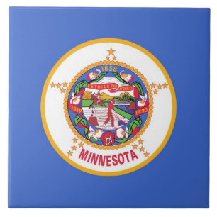 Azulejo de Sinalizador do Estado do Minnesota