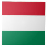 Azulejo de Sinalizador húngaro<br><div class="desc">Elevem sua decoração com um azulejo maravilhosamente trabalhado com a bandeira da Hungria! Este azulejo decorativo é mais do que uma mera decoração domiciliária; é uma homenagem ao patrimônio cultural da Hungria e ao orgulho nacional. A design ousada mostra de forma proeminente a bandeira húngara, fazer-a de uma forma significativa...</div>