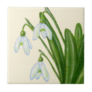 Azulejo de Snowdrops