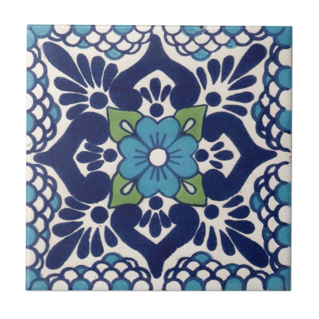 Azulejo de Talavera do mexicano (Frente)