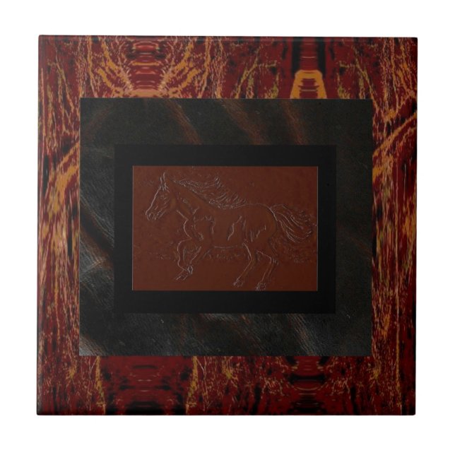 Azulejo de Textura/Faux de Cavalo (Frente)