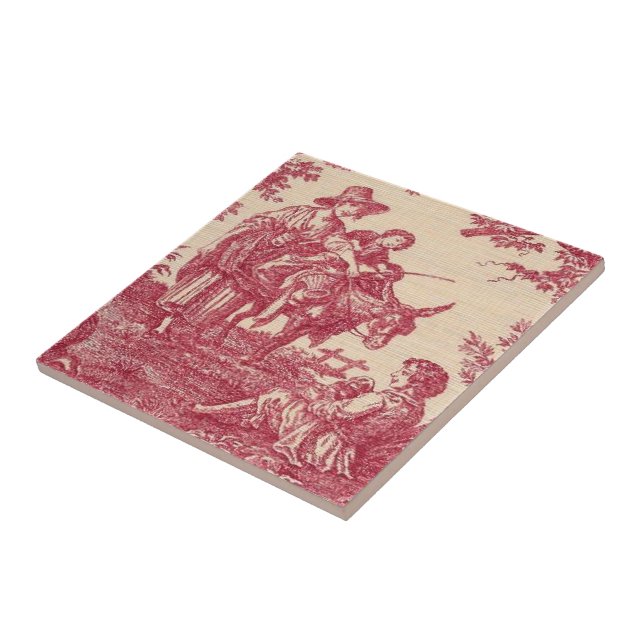 Azulejo de Toile do Victorian do vintage (Lateral)