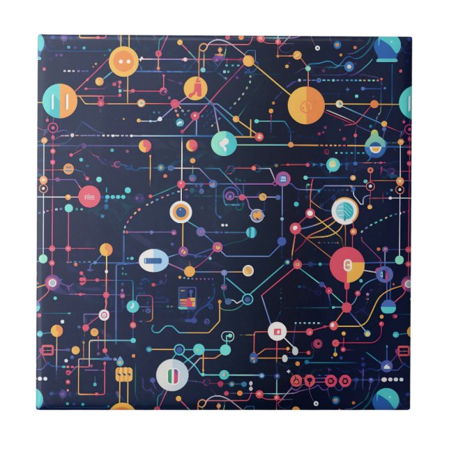 Azulejo de transformação digital (Frente)