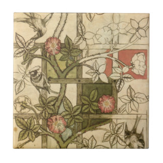 Azulejo de Trellis design por William Morris