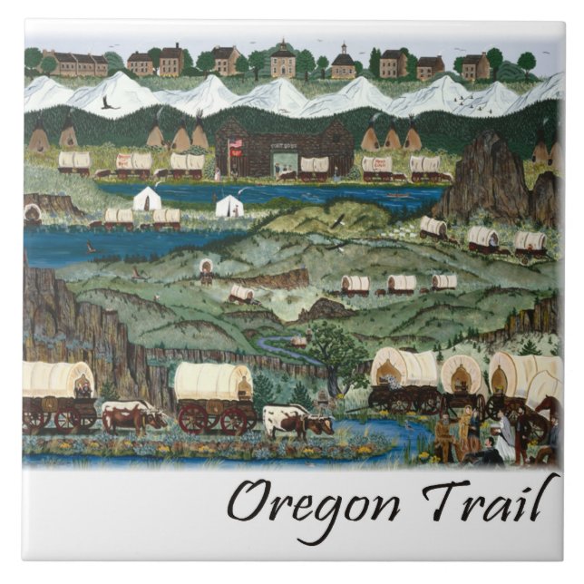 Azulejo de Trilha do Oregon (Frente)