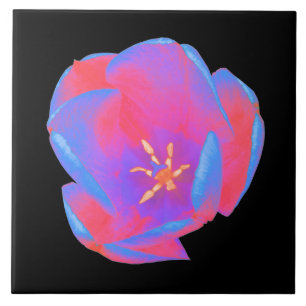Azulejo de Tulipas Fluorescente
