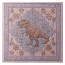 Azulejo de Tyrannasaurus Rex