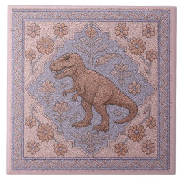 Azulejo de Tyrannasaurus Rex