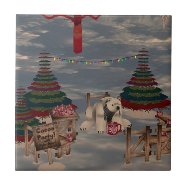 Azulejo de Urso Polar (Frente)