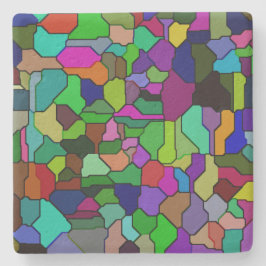 Azulejo de vidro bloqueado Porta copos de pedra ca