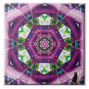 Azulejo de Violette Kaleidoscope