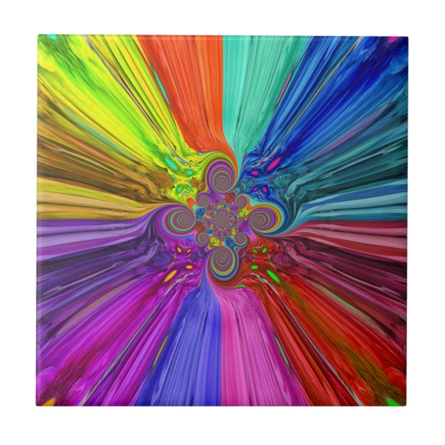 Azulejo de Vórtice de Cor (Frente)