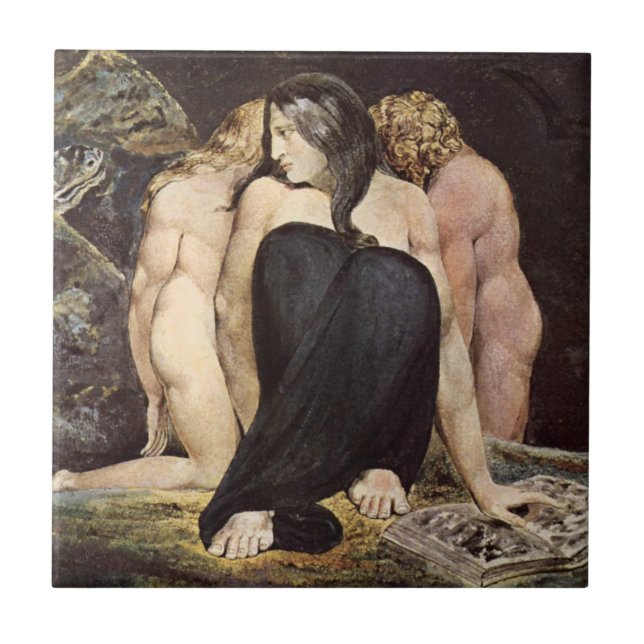 Azulejo de William Blake Hecate (Frente)