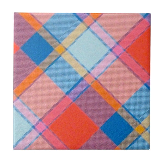 Azulejo de Xadrez laranja (Frente)