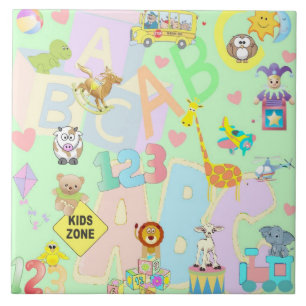 azulejo de zona infantil