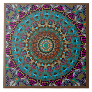Azulejo Decorativo Cerâmico Mandala