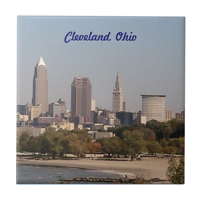 Azulejo decorativo de Edgewewater (Cleveland, OH) (Frente)