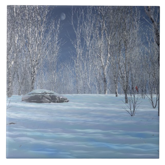 Azulejo decorativo de luz silenciosa (Frente)