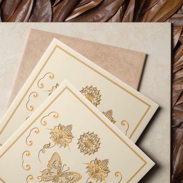 Azulejo Decorativo de Mandala (Criador carregado)