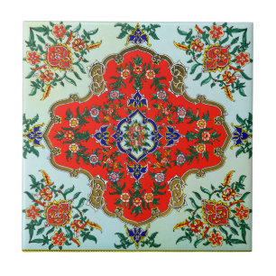 Azulejo decorativo do design do vintage