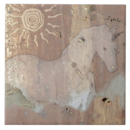 Azulejo decorativo do unicórnio