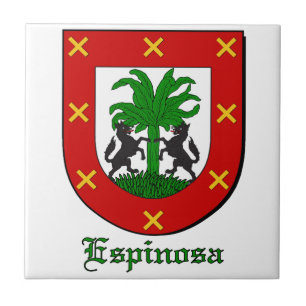 Azulejo decorativo Espinoza Family Shield