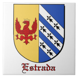Azulejo decorativo Estrada Familt Shield