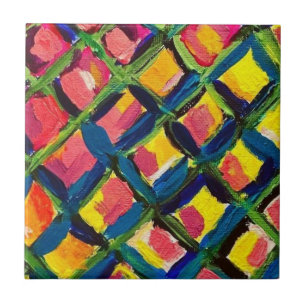 Azulejo decorativo inspirado no abacaxi