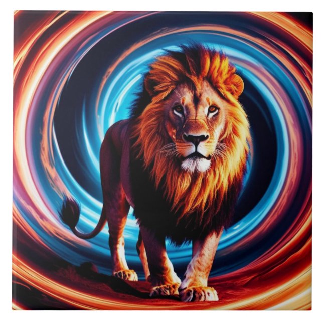 Azulejo Decorativo Lion Gyre (Frente)