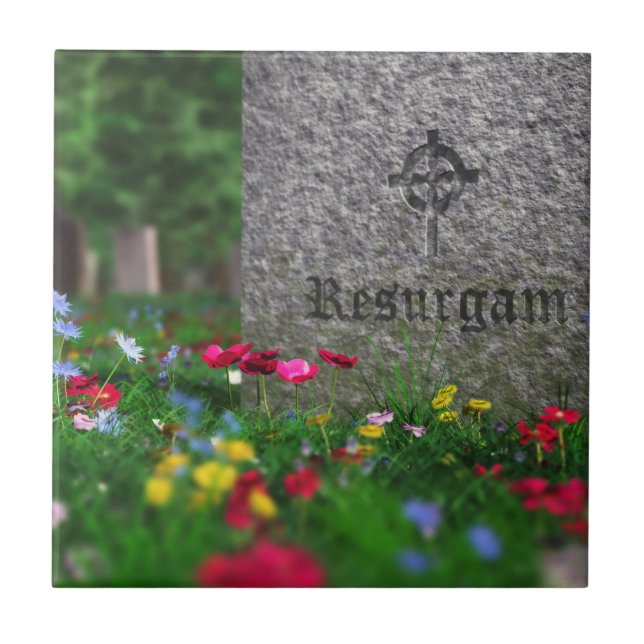 Azulejo Decorativo Resurgam (Frente)