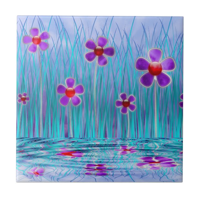 Azulejo Decorativo Shy Daisies (Frente)