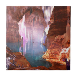 Azulejo Decorativo / Suporte de Copo Caverna Reluz