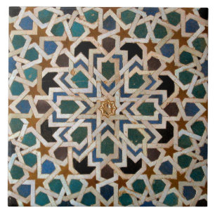 Azulejo - Desenho Geométrico Islâmico Vintage