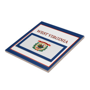 Azulejo Design de Bandeira do Estado da Virgínia 