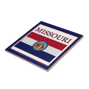Azulejo Design Flag do Missouri