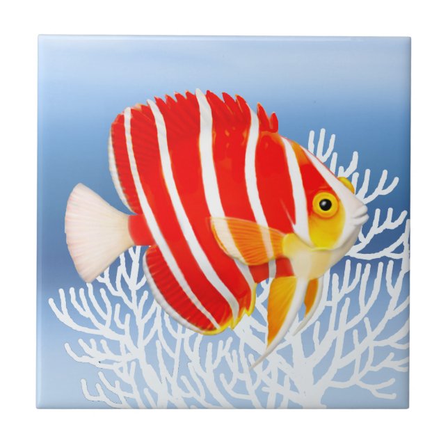 Azulejo do Angelfish do Peppermint (Frente)