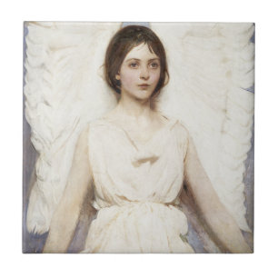 Azulejo do anjo de Abbott Handerson Thayer