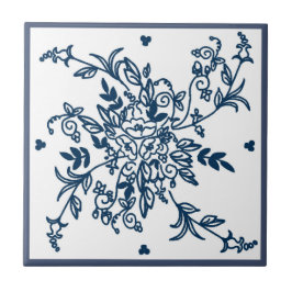 Azulejo do azul e do branco