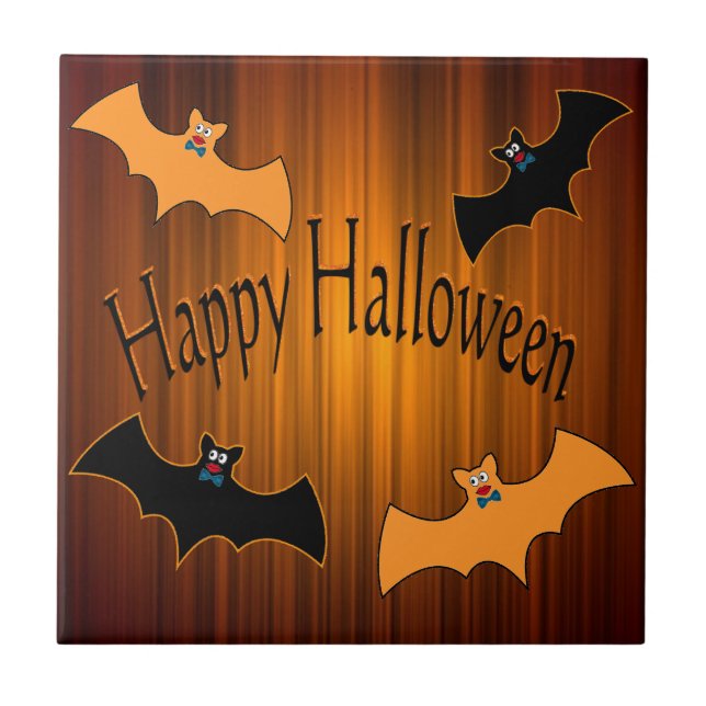 Azulejo do Bat Halloween (Frente)