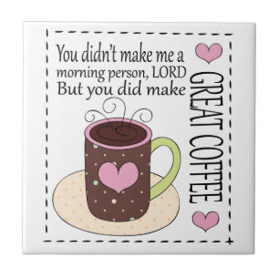 Azulejo do café do divertimento